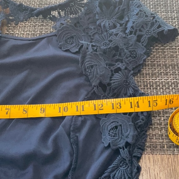 NWT lulu s envy blue lace dress 👗 - Picture 13 of 14